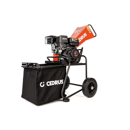 CEDRUS RB01C Rozdrabniacz spalinowy 50mm wysunięty pojemnik