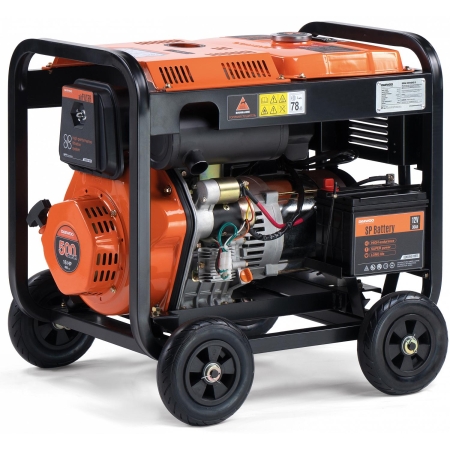 DDAE9000DXE-3 DAEWOO Agregat prądotwórczy 400/230V 6,3kW AVR silnik DIESEL 498cm³
