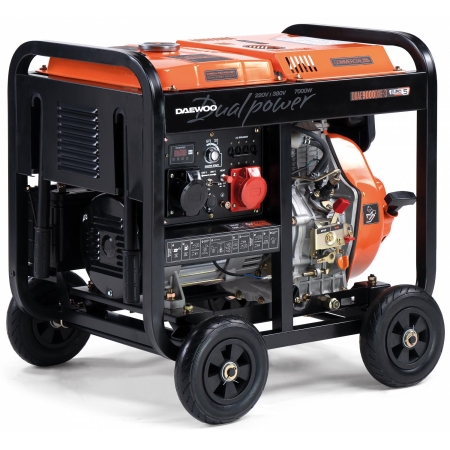 DDAE9000DXE-3 DAEWOO Agregat prądotwórczy 400/230V 6,3kW AVR silnik DIESEL 498cm³