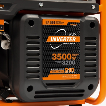 GDA4600i DAEWOO Agregat prądotwórczy inwertorowy 230V 3,5kW / 3,2kW AVR