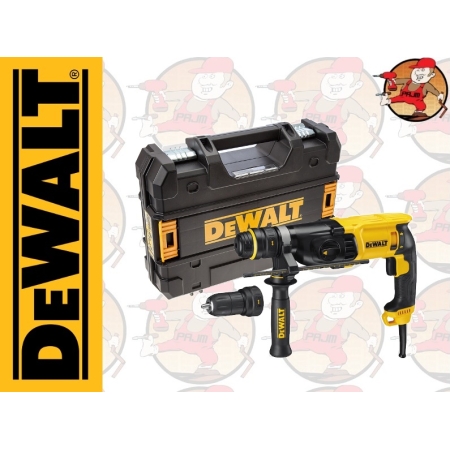 D25134KP-QS Młotowiertarka 26mm 0 3-funkcyjna młotowiertarka, 26mm, z szybkowymiennym uchwytem DEWALT D 25134 KP