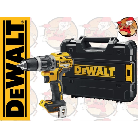 DCD796NT-XJ DEWALT Kompaktowa wiertarko-wkrętarka z udarem XR 18 V Li-Ion z silnikiem bezszczotkowym - bez akumulatora i ładowarki DCD 796 NT