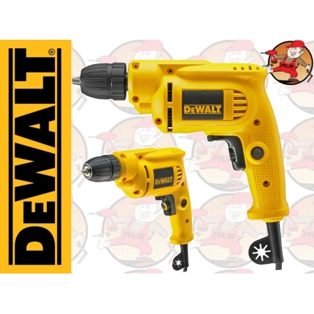 DWD014S-QS DEWALT Jednobiegowa wiertarka bez udaru, 2800 obr/min, uchwyt szybkozaciskowy DWD 014 S