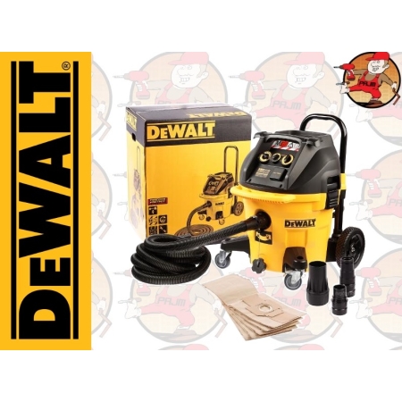DWV902M-QS Odkurzacz przemysłowy DEWALT 38 l - Klasa M. D DWV 902 M-QS