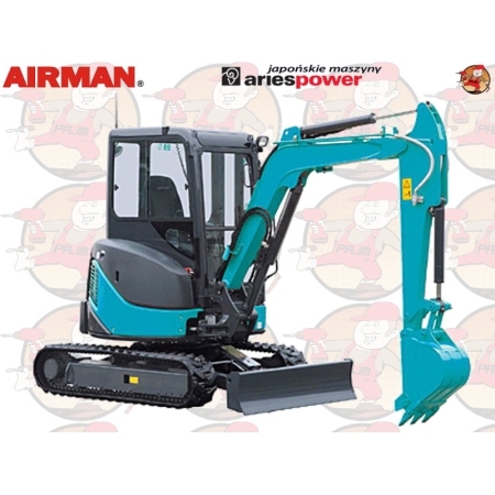 AX22U-4 Minikoparka z zerowym tyłem AIRMAN z silnikiem YANMAR 3TNV76 +GRATIS*
