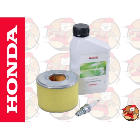 Oryginalny zestaw filtr powietrza, olej, świeca do silnika HONDA GX160 kat. 06211-ZE1-000