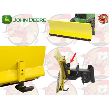 6006M Przedni lemiesz 122/43 cm John Deere do modeli z serii 500