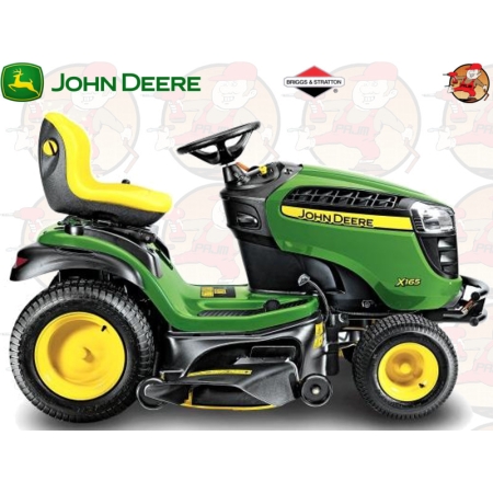 X165 Kosiarka samojezdna (traktorek) wyrzut boczny JOHN DEERE 122cm silnik 22 K.M Briggs&Stratton X 165 + GRATISY*