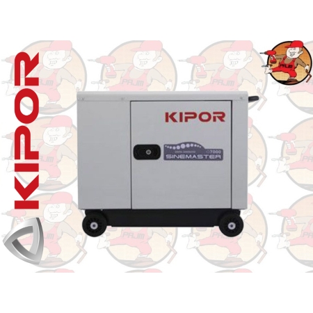 ID7000 Agregat prądotwórczy zabudowany inwerterowy DIESEL 5.0kVA/5.5kVA 8,38 KM KIPOR ID 7000