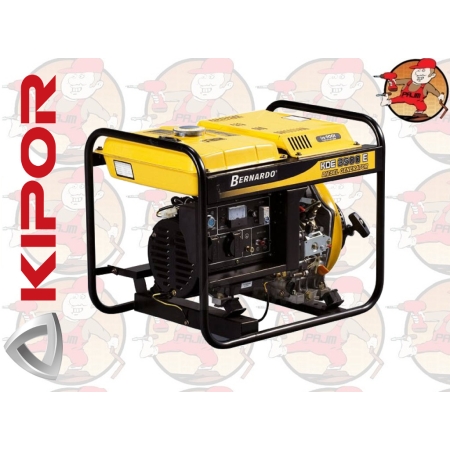 KDE3500E Agregat prądotwórczy jednofazowy DIESEL 2.8kVA/3.2kVA 6 km ( z KM178GE) KIPOR KDE 3500 E