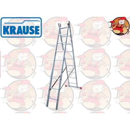 120571* / 129475 KRAUSE DUBILO drabina rozstawno-przystawna 2x9 szczebli