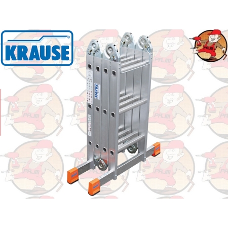 120694 KRAUSE MULTIMATIC uniwersalna drabina przegubowa 4x4 szczebli