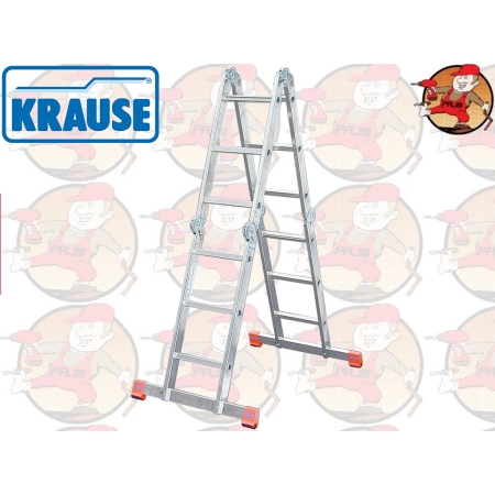 120694 KRAUSE MULTIMATIC uniwersalna drabina przegubowa 4x4 szczebli