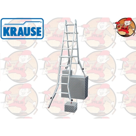 122162* / 129970 KRAUSE TELEVARIO teleskopowa drabina przegubowa 4x4 szczeble