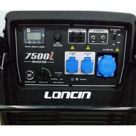 LC7500i Agregat prądotwórczy inwertorowy 7,5kW 230V panel