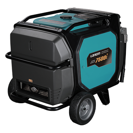 LC7500i Agregat prądotwórczy inwertorowy 7,5kW 230V niebieski od tyłu