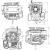 LC1P75F-F LONCIN Silnik spalinowy wymiary