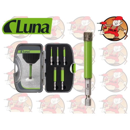 Zestaw wierteł diamentowych w opakowaniu (5 szt.), 5-12 mm LUNA 212960108