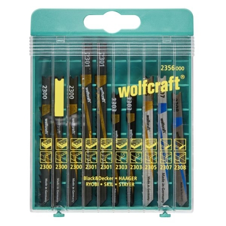 10 brzeszczotów Wolfcraft - uchwyt U WF2356000