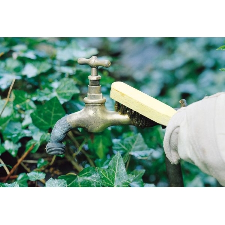 Szczotka ręczna 3-rzędowa 200 mm Wolfcraft - drut mosiężny WF2725000