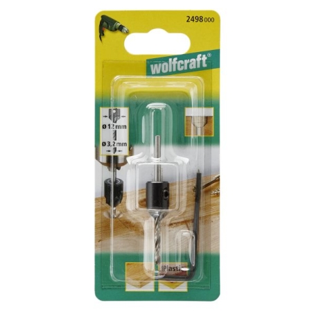 Nawiertak z fazownikiem 3,2 - 12 mm Wolfcraft WF2498000