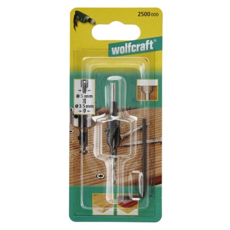Nawiertak z fazownikiem 3,5 - 5 mm Wolfcraft WF2500000