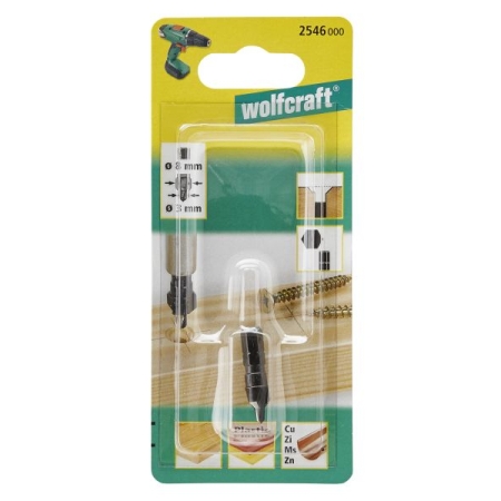 Pogłębiacz 3 - 8 mm Wolfcraft - WS WF2546000