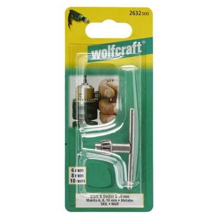 Kluczyk wiertarski Jacobs K6, S14 Wolfcraft WF2632000
