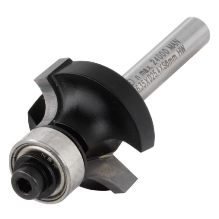 Frez promieniowy 25,4 mm Wolfcraft - HM, trzpień 8 mm WF3963000