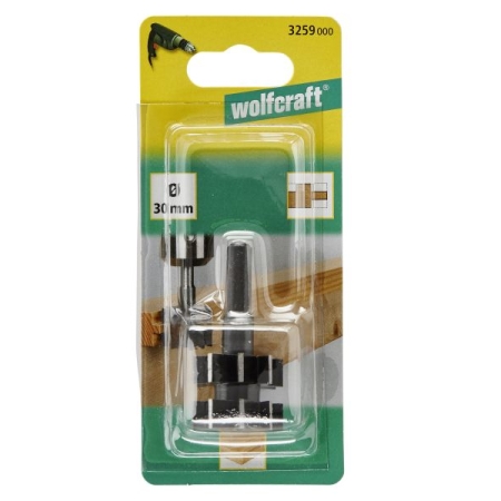 Frez wypustowy 30/5 mm Wolfcraft - WS, trzpień 8 mm WF3259000