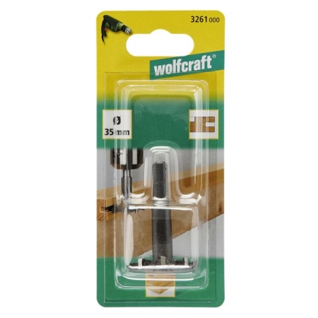 Frez tarczowy do rowków 35 mm Wolfcraft - WS, trzpień 8 mm WF3261000