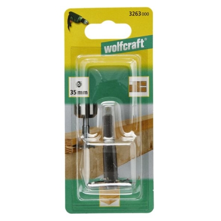 Frez szczelinowy 35 mm Wolfcraft - WS, trzpień 8 mm WF3263000