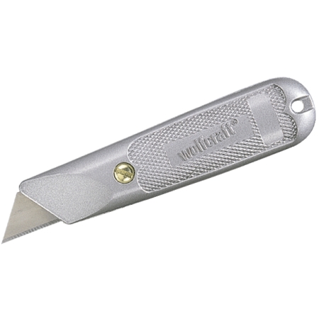 Nóż metalowy Wolfcraft - stałe ostrze WF4150000