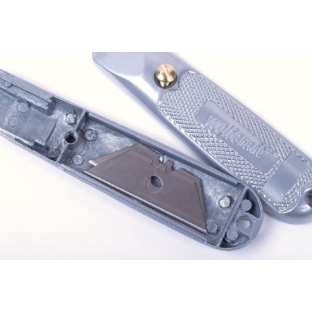 Nóż metalowy Wolfcraft - stałe ostrze WF4150000