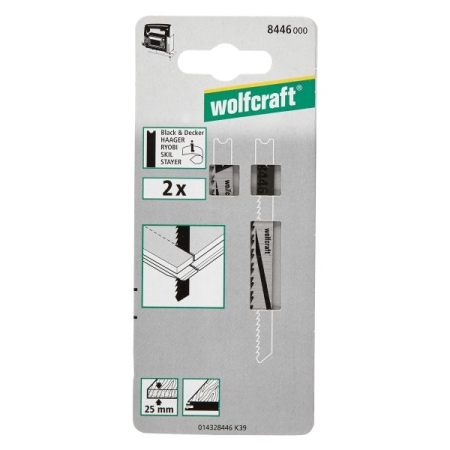 Brzeszczoty Wolfcraft - uchwyt U, do laminatu 2 szt. WF8446000