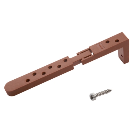 Łącznik do niewidocznych połączeń tarasu Wolfcraft - pierwsza/ostatnia deska [10 szt.] WF6973000