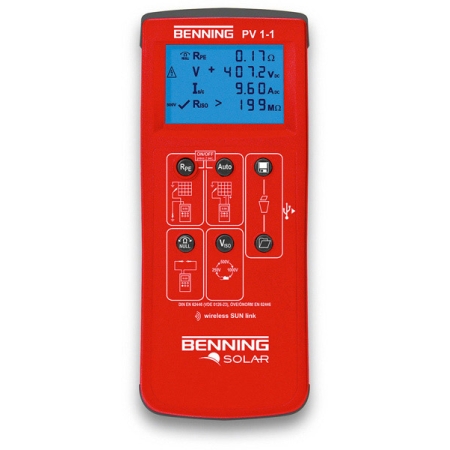 Miernik instalacji fotowoltaicznej BENNING PV 1-1 BG050421