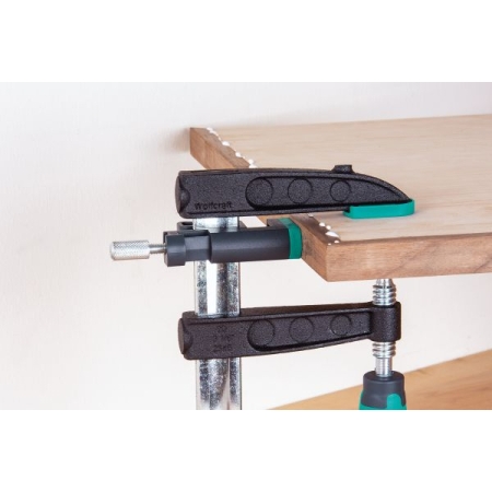 Adapter kantowy do ścisków Wolfcraft z szyną prowadzącą [2 szt.] WF3037000