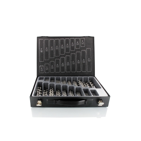 Zestaw wierteł do metalu HSS-R DIN 338 1 - 10 mm ABRABORO [170 szt.] AB14015000
