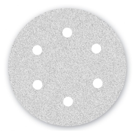 Papier ścierny Menzer WHITE fi 225 z 6 otworami K60 do szlifierek do gipsu 25 szt/opak. LHS/TBS 225 PRO MG231271060