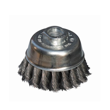 Szczotka doczołowa 65 mm/M14 ABRABORO - drut splatany 0,35 mm AB99040009