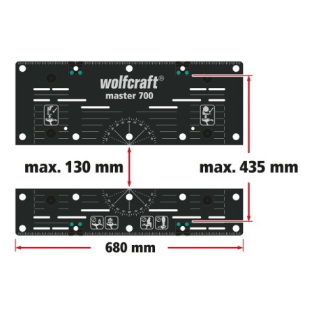 Stół zaciskowo-maszynowy Wolfcraft Master 700 WF6908000