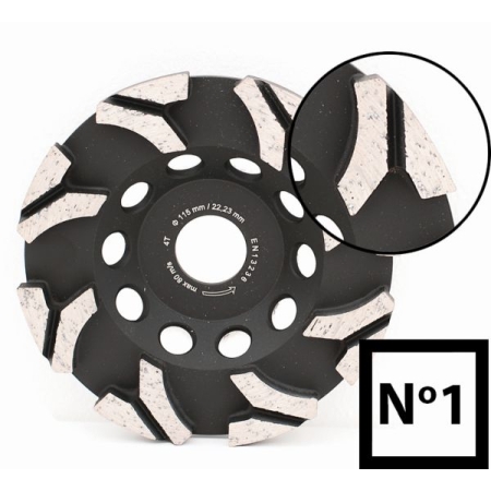 Tarcza diamentowa garnkowa 125 x 22 ABRABORO N1 AB12514001