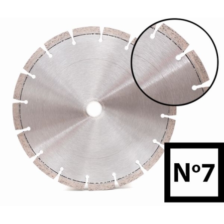 Tarcza diamentowa 150 x 22/10 ABRABORO N7 laser, profesjonalna AB15000007