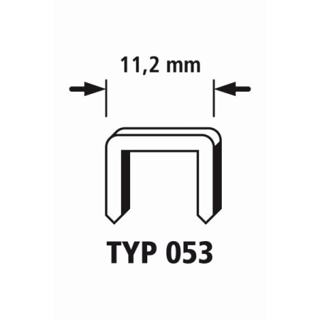 Zszywki 53/18 WOLFCRAFT super twarde [1600 szt.] WF7051000