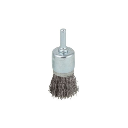 Szczotka pędzelkowa 25 mm Wolfcraft - drut falisty, trzpień WF8474000