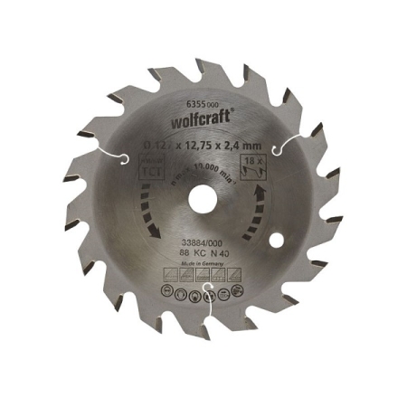 Piła tarczowa 140/20 mm HM Wolfcraft - szybkie i precyzyjne cięcia WF6359000