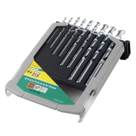 Zestaw wierteł do kamienia 3 - 10 mm Wolfcraft [9 szt.] WF7111000