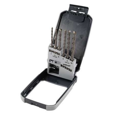 Zestaw wierteł do betonu SDS-Plus 5 - 10 mm Wolfcraft [6 szt.] WF7113000