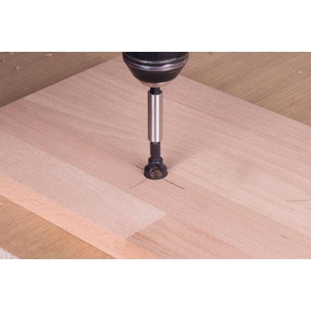 Pogłębiacz 12 mm Wolfcraft - WS, trzpień 6-kąt, z wyrzutnikiem WF4372000